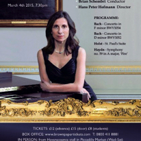 Bach CD concert / EUCO 
London 4.03.2015