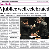 Jubilee well celebrated
Sunday Times of Malta
1.03.2015