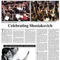 Celebrating Shostakovich
SundayTimes of Malta
8.10.2006