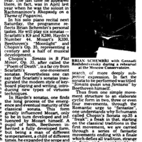 Six sonatas
Sunday Times of Malta
17.04.1988