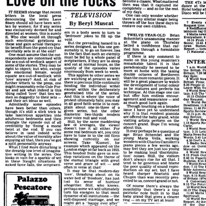 Love on the ricks
Sunday Times of Malta
31.03.1974