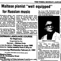 Well-equiped pianist
Times of Malta
21.01.1985