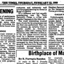 Commemorative evening
Times of Malta
23.02.1989